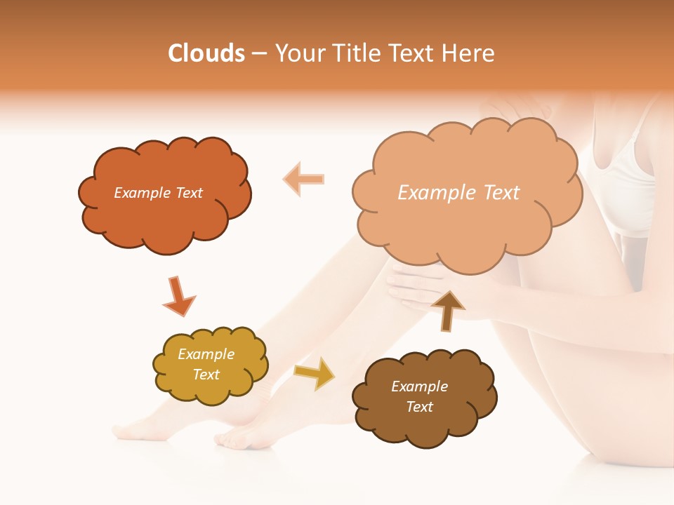Isolated Knee Shoulders PowerPoint Template