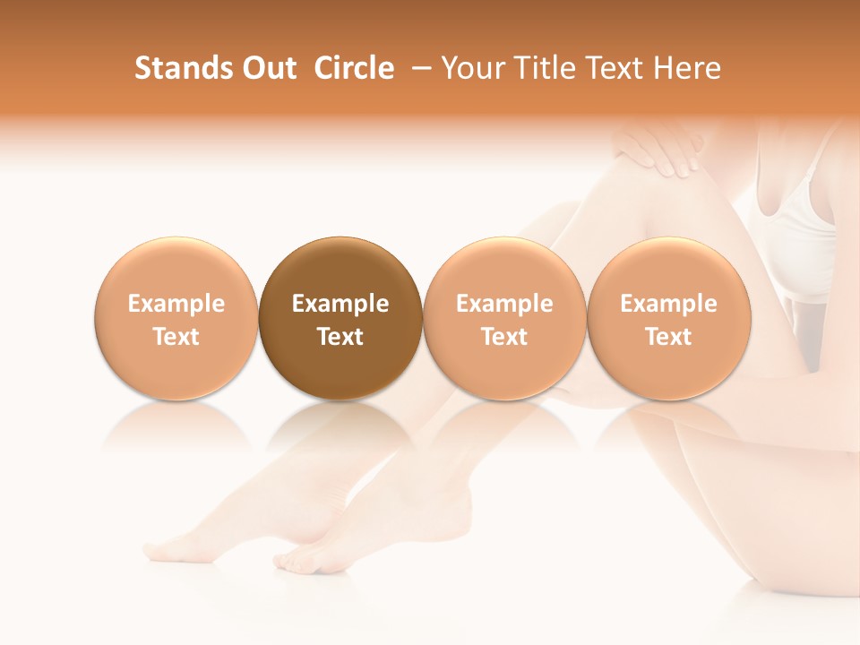 Isolated Knee Shoulders PowerPoint Template