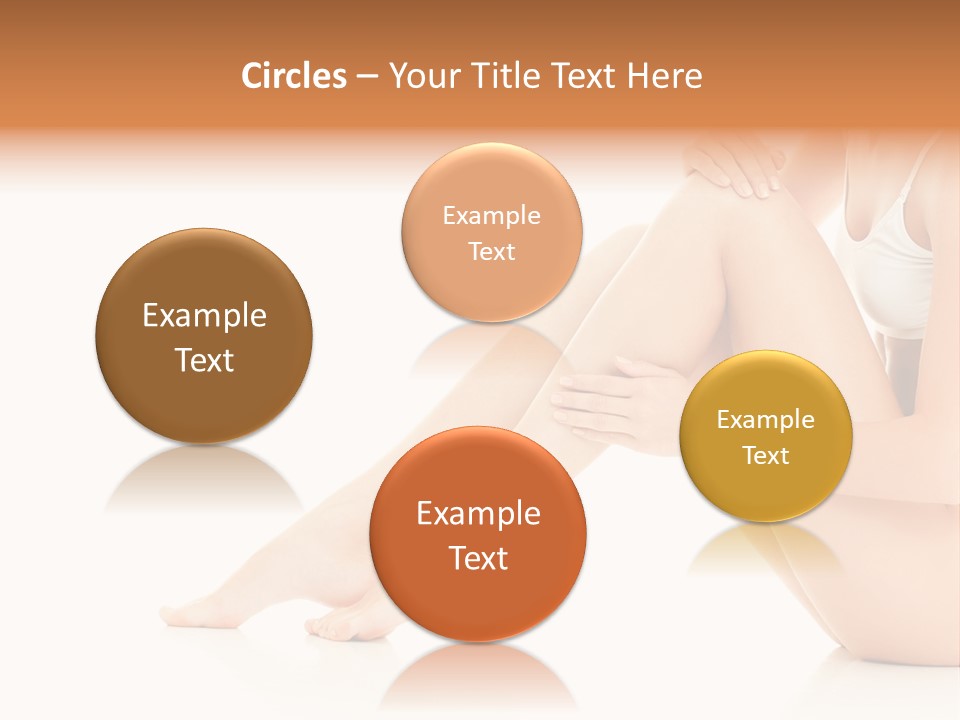 Isolated Knee Shoulders PowerPoint Template