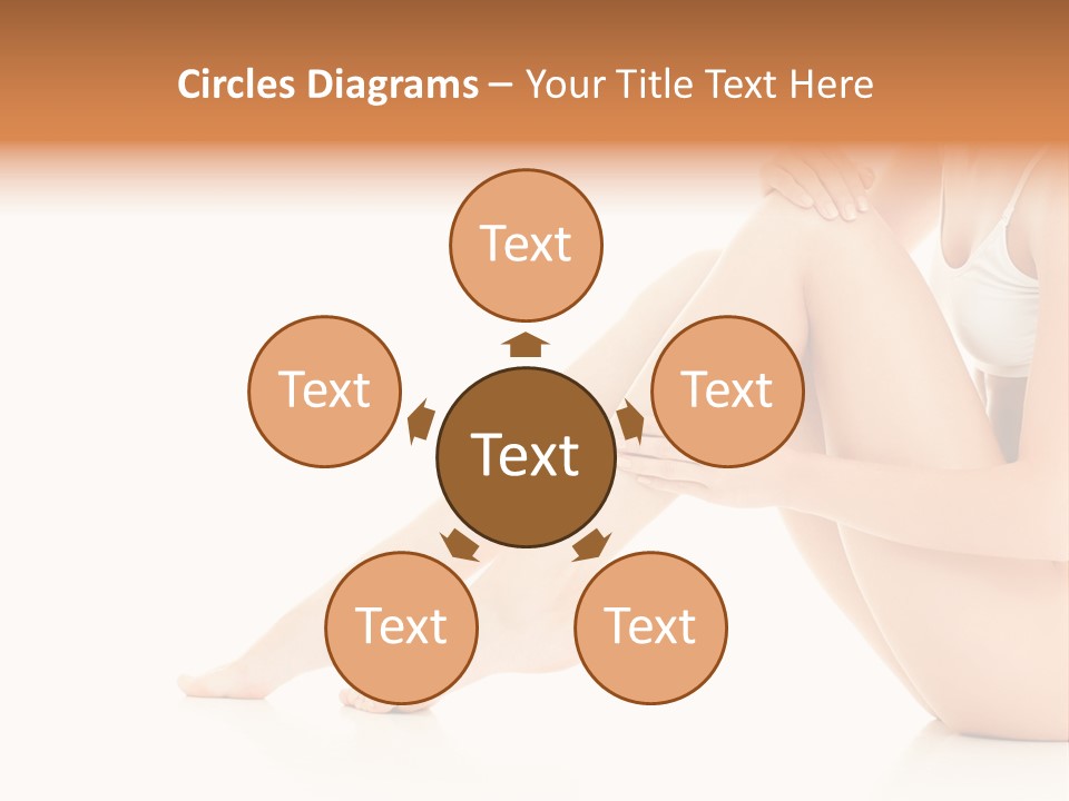 Isolated Knee Shoulders PowerPoint Template