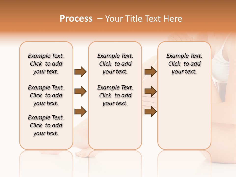 Isolated Knee Shoulders PowerPoint Template