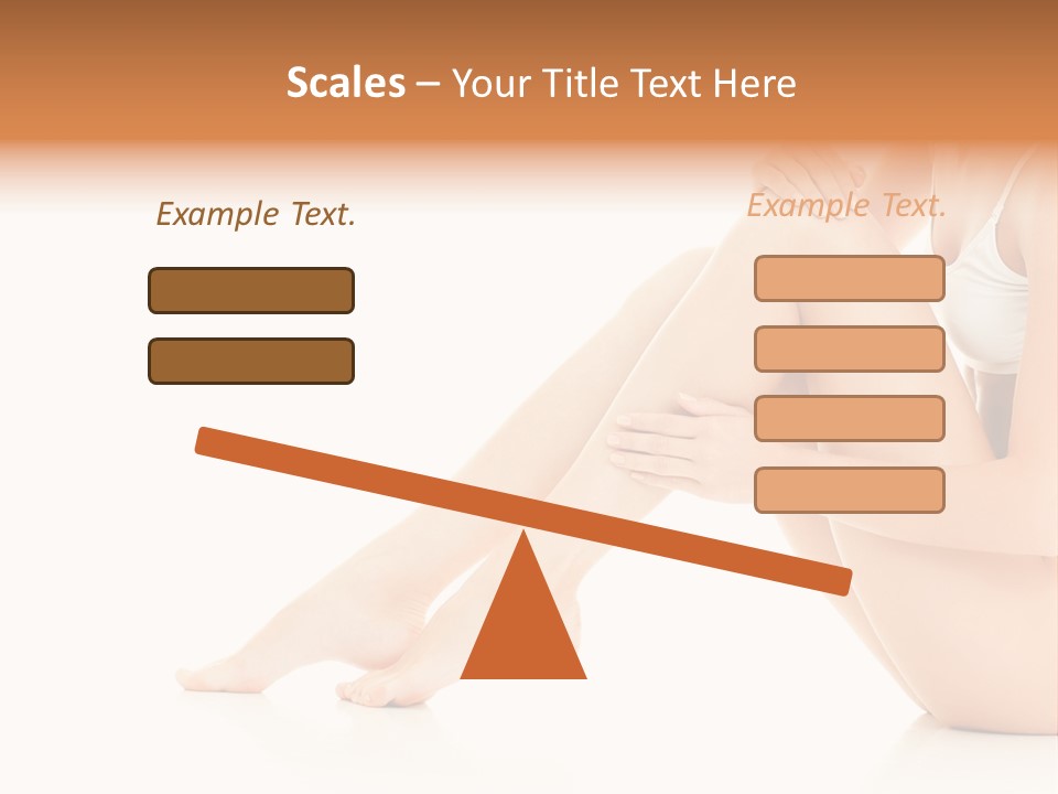 Isolated Knee Shoulders PowerPoint Template