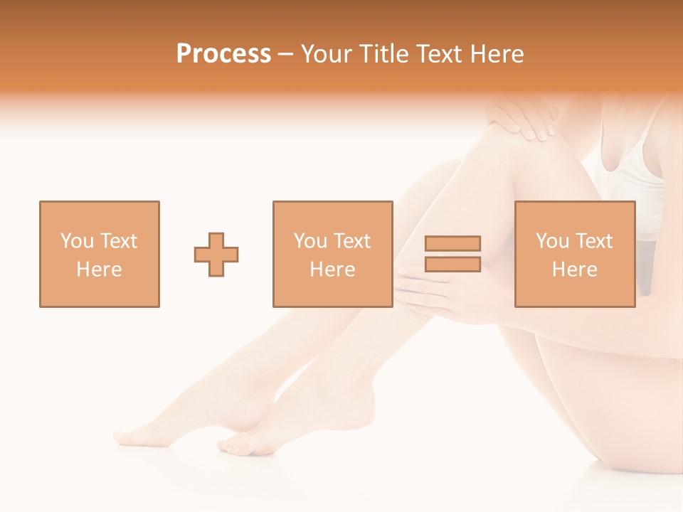 Isolated Knee Shoulders PowerPoint Template