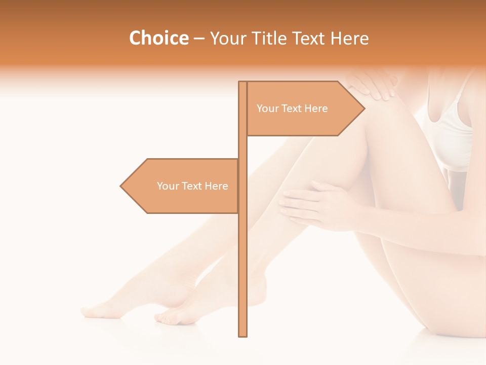 Isolated Knee Shoulders PowerPoint Template