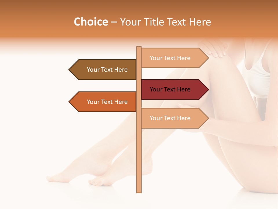 Isolated Knee Shoulders PowerPoint Template