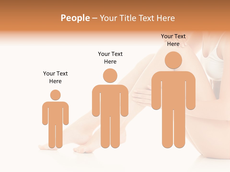 Isolated Knee Shoulders PowerPoint Template