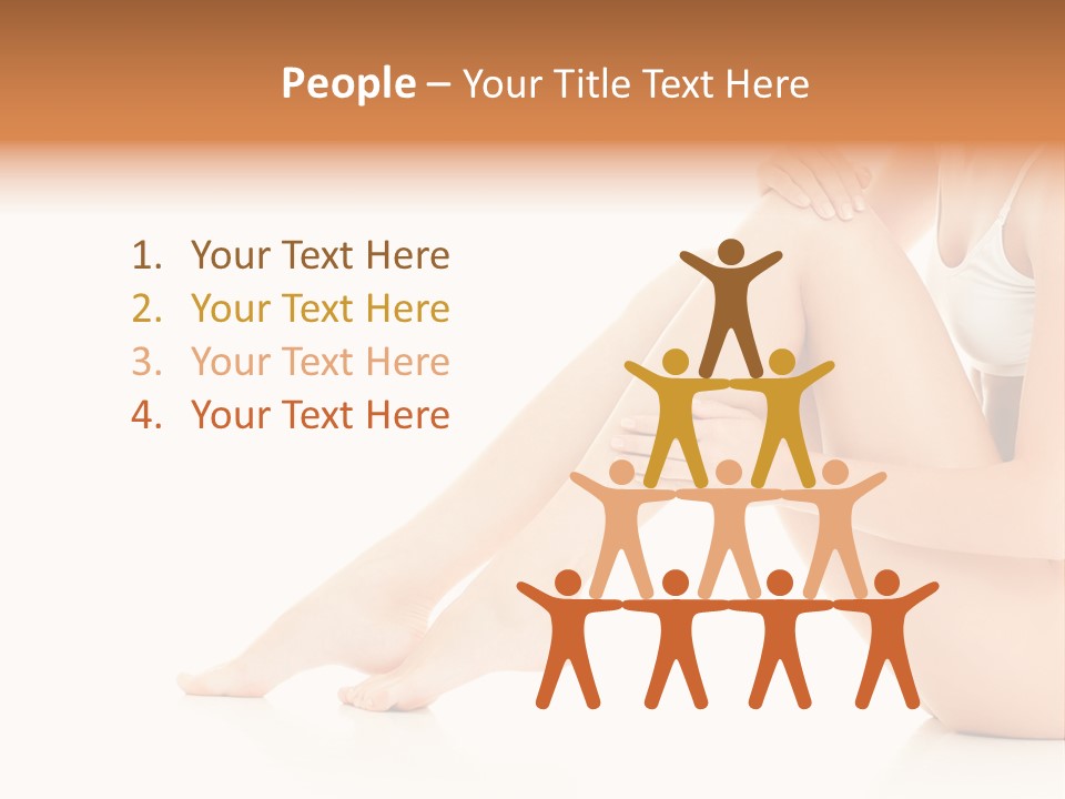 Isolated Knee Shoulders PowerPoint Template