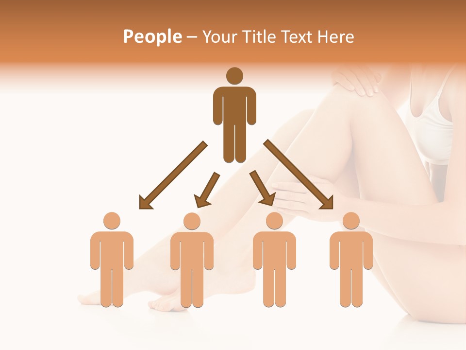 Isolated Knee Shoulders PowerPoint Template