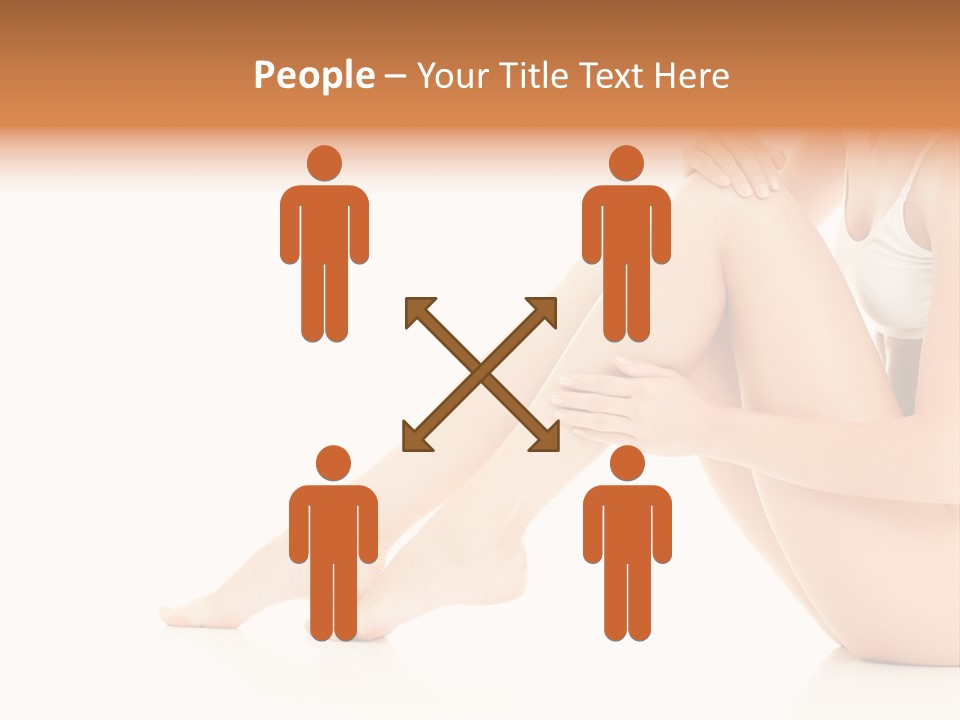 Isolated Knee Shoulders PowerPoint Template