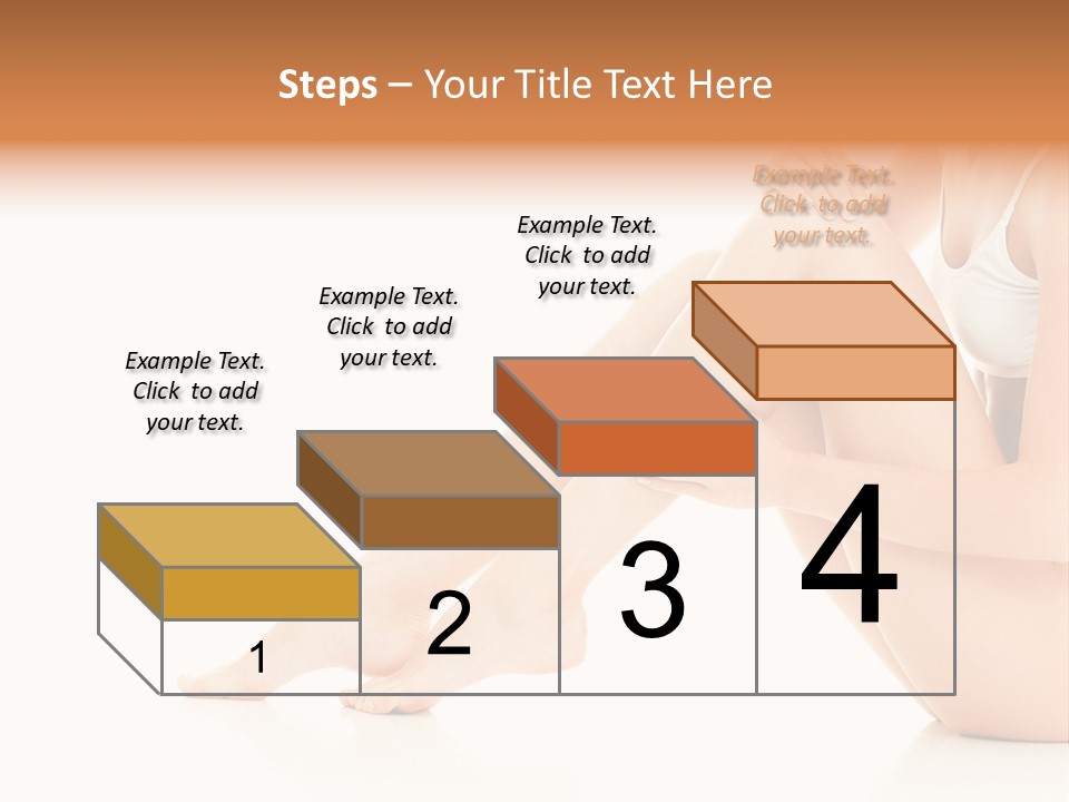 Isolated Knee Shoulders PowerPoint Template