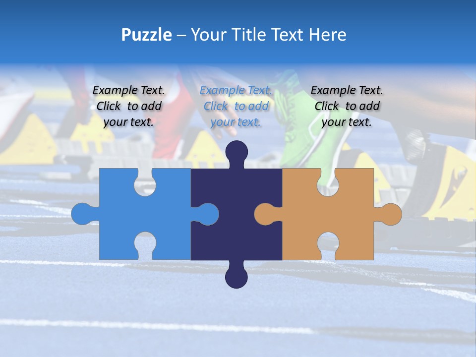 Athletic Sports Sporty Tartan PowerPoint Template