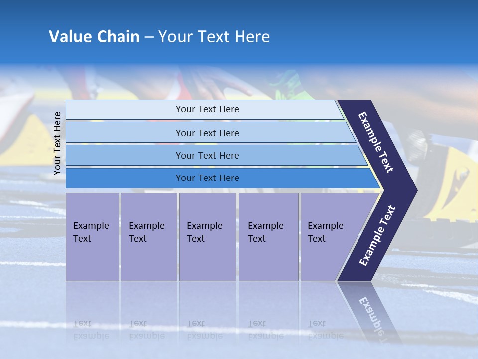 Athletic Sports Sporty Tartan PowerPoint Template