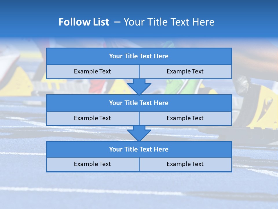 Athletic Sports Sporty Tartan PowerPoint Template