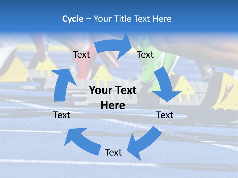 Athletic Sports Sporty Tartan PowerPoint Template