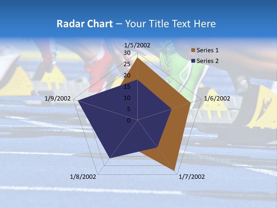 Athletic Sports Sporty Tartan PowerPoint Template