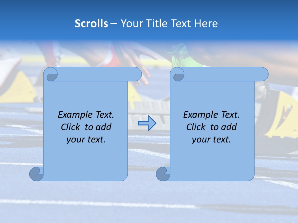 Athletic Sports Sporty Tartan PowerPoint Template