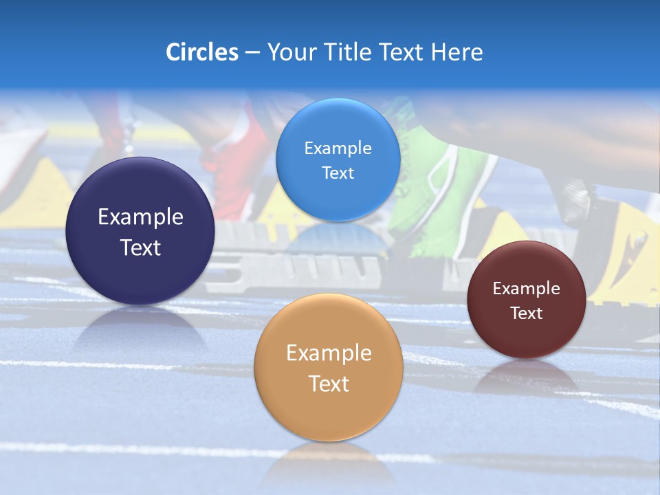 Athletic Sports Sporty Tartan PowerPoint Template