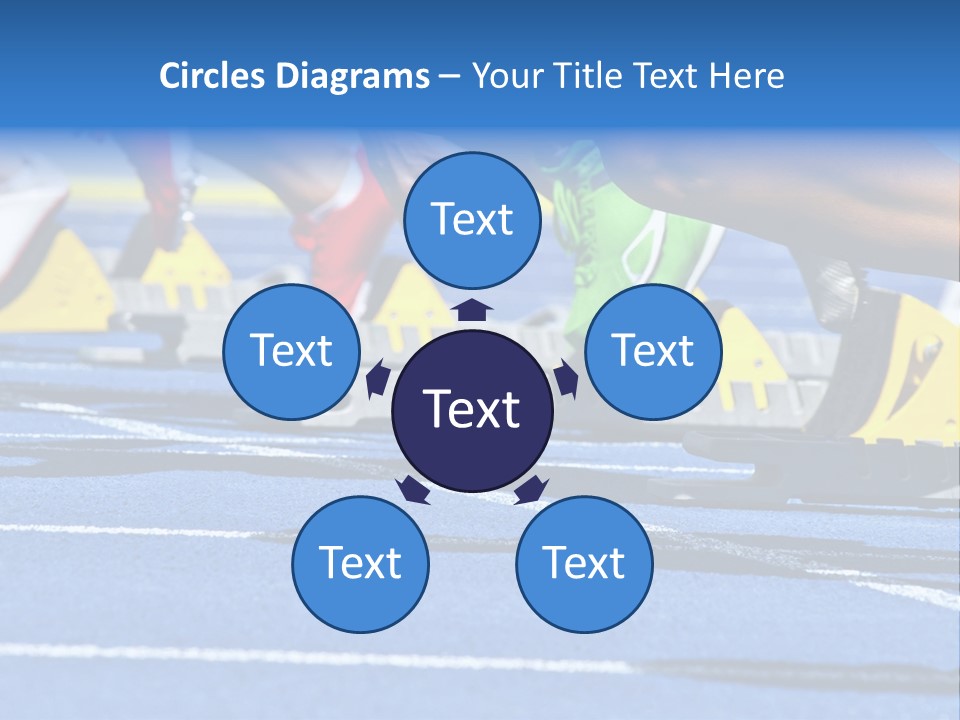 Athletic Sports Sporty Tartan PowerPoint Template