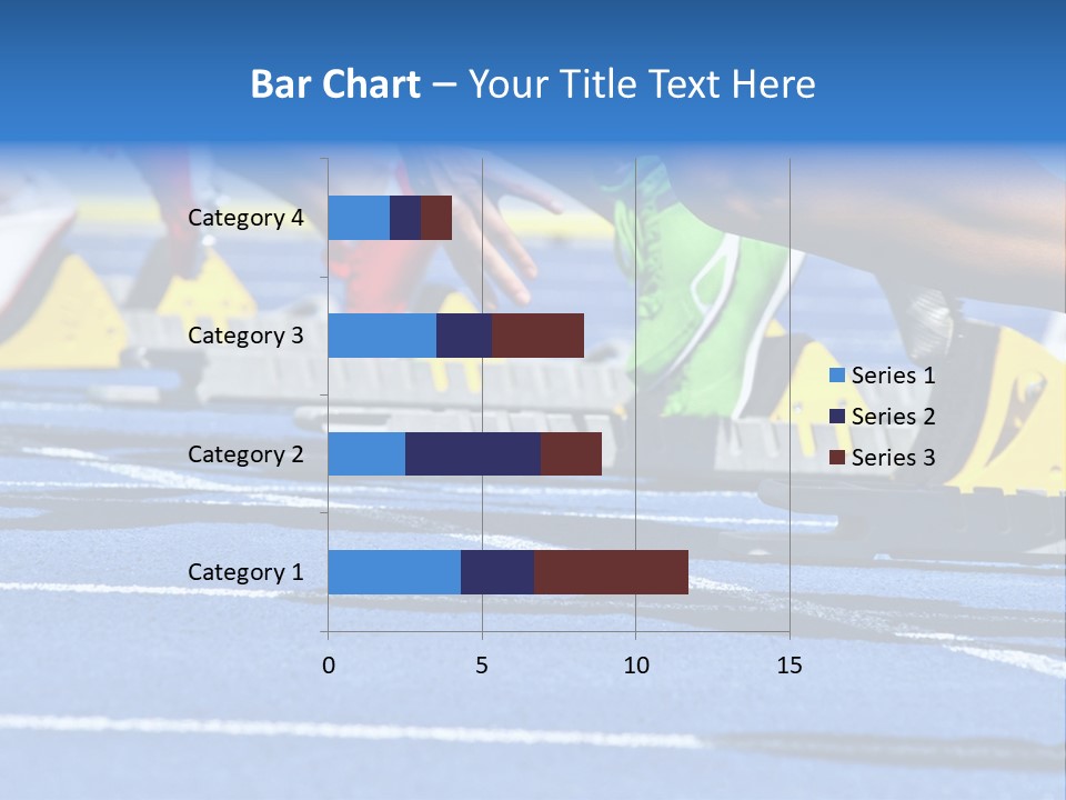 Athletic Sports Sporty Tartan PowerPoint Template