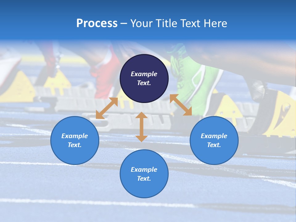 Athletic Sports Sporty Tartan PowerPoint Template