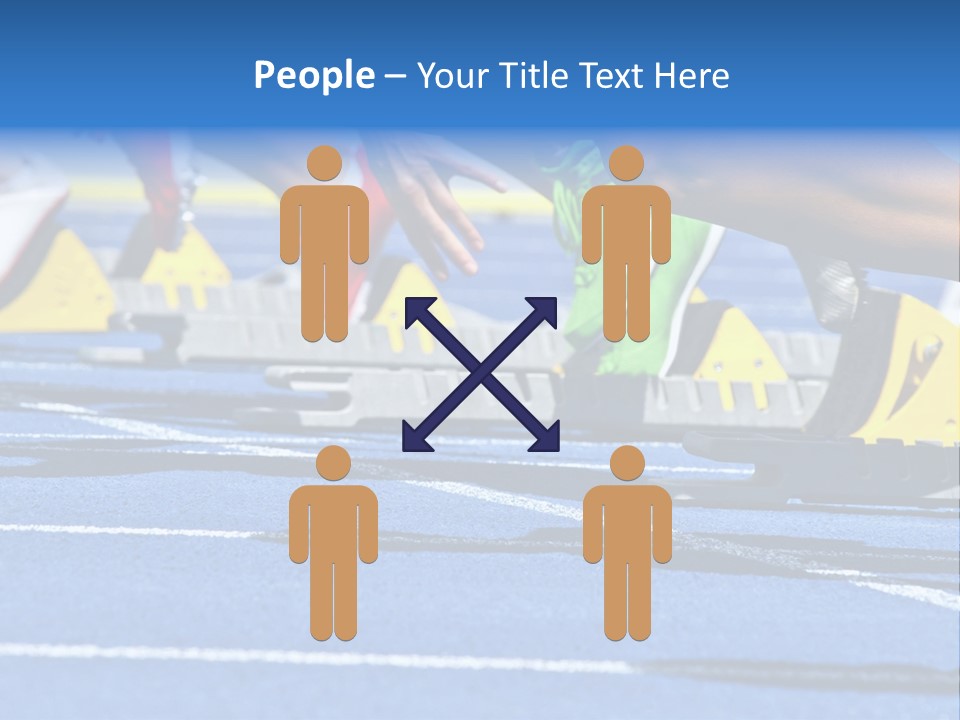 Athletic Sports Sporty Tartan PowerPoint Template