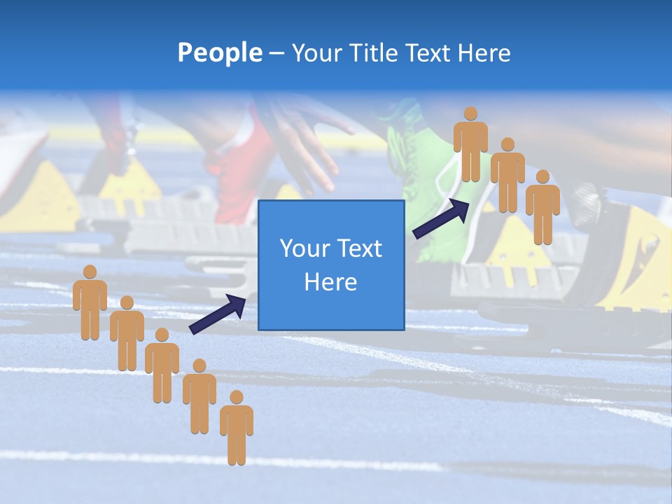 Athletic Sports Sporty Tartan PowerPoint Template