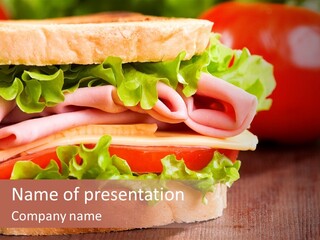 Green Ham Brown PowerPoint Template