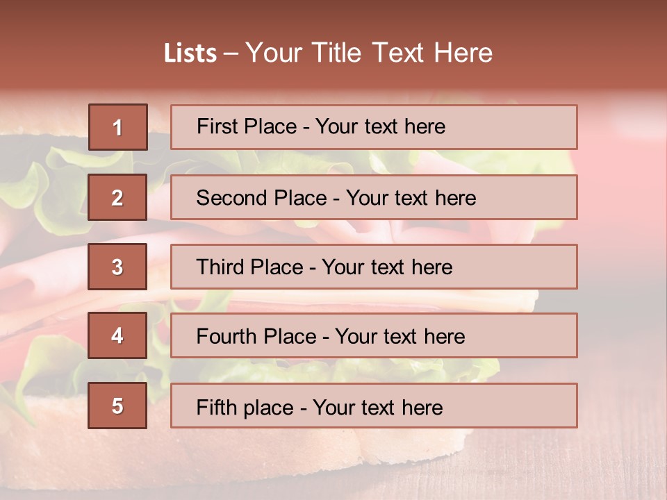 Green Ham Brown PowerPoint Template