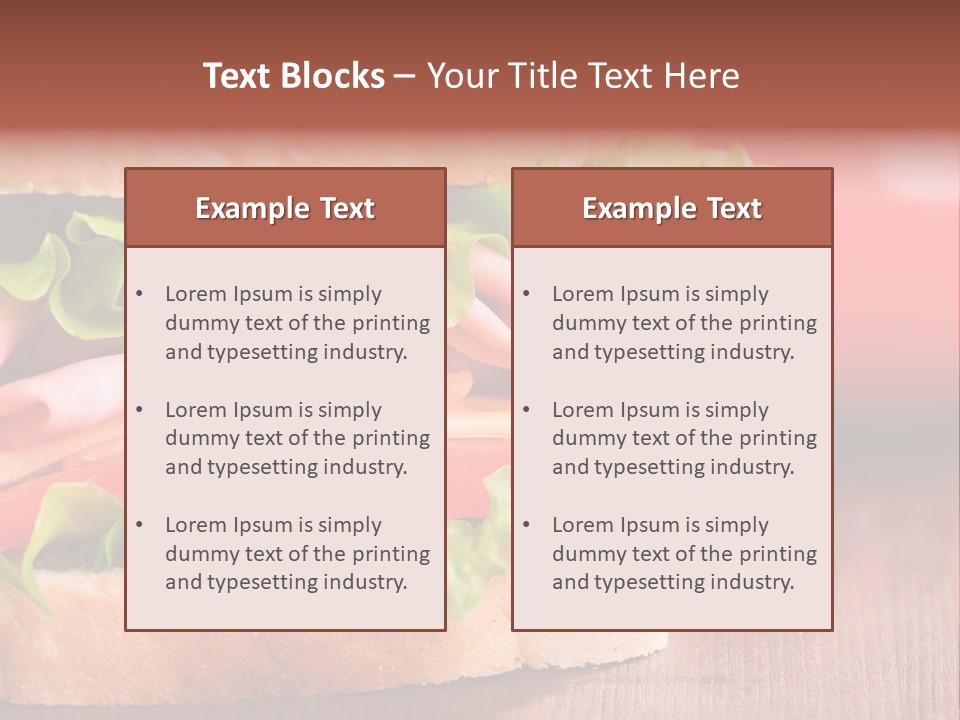 Green Ham Brown PowerPoint Template