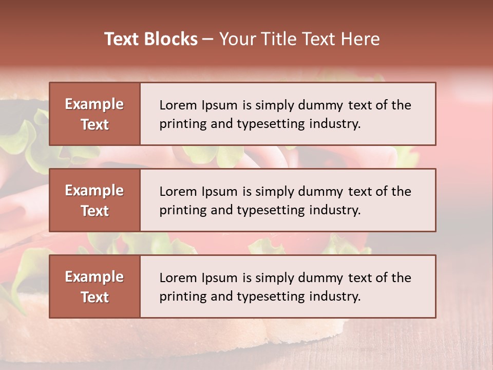 Green Ham Brown PowerPoint Template