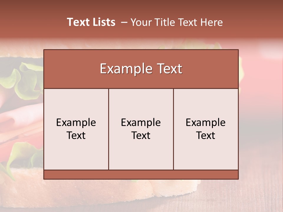 Green Ham Brown PowerPoint Template