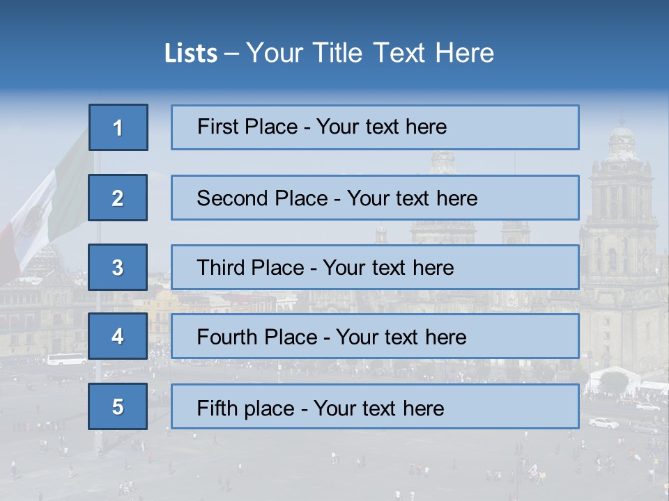 Daily Palace Attraction PowerPoint Template
