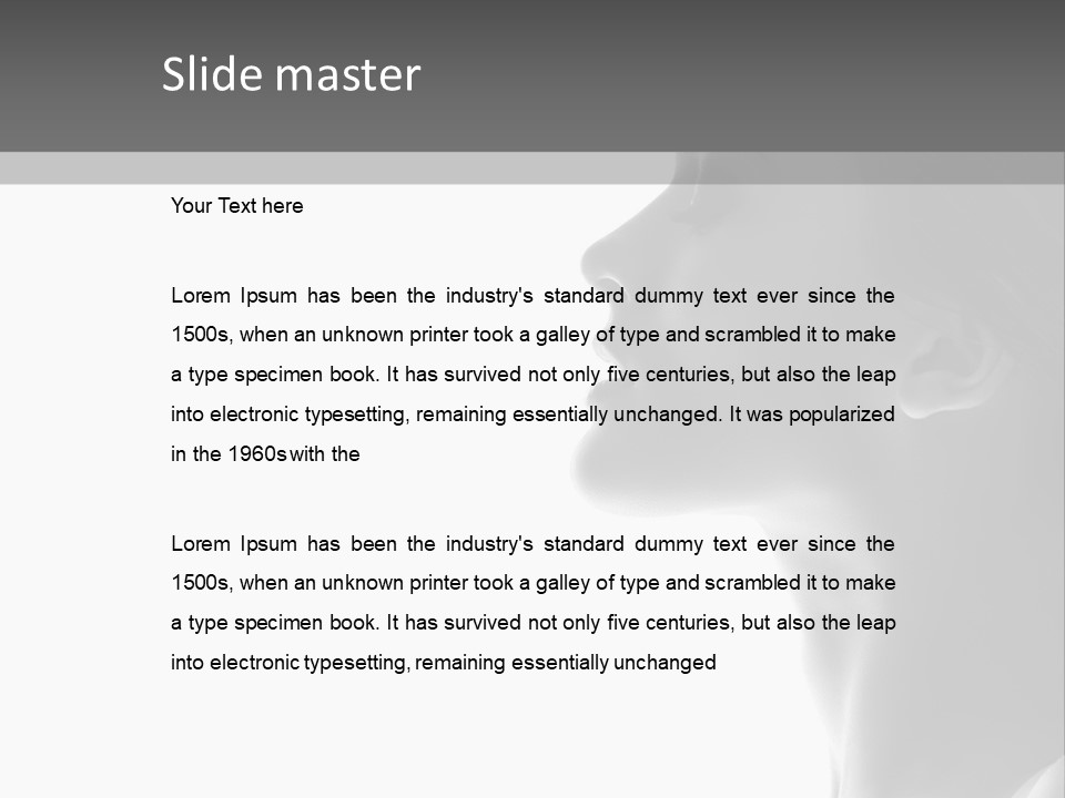 A Woman Is Looking Out Of A Window PowerPoint Template