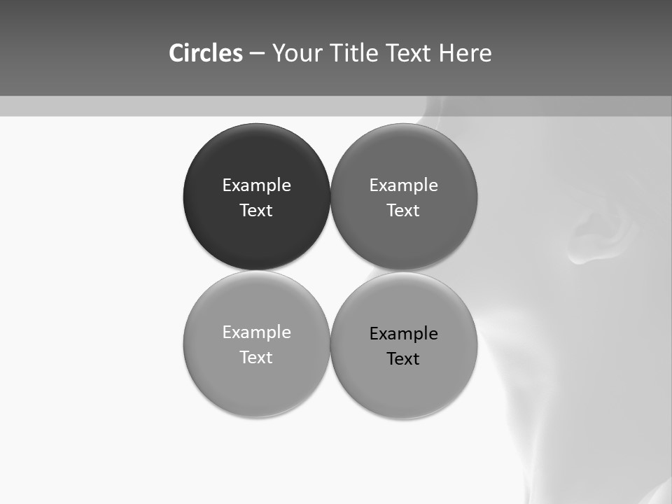 A Woman Is Looking Out Of A Window PowerPoint Template