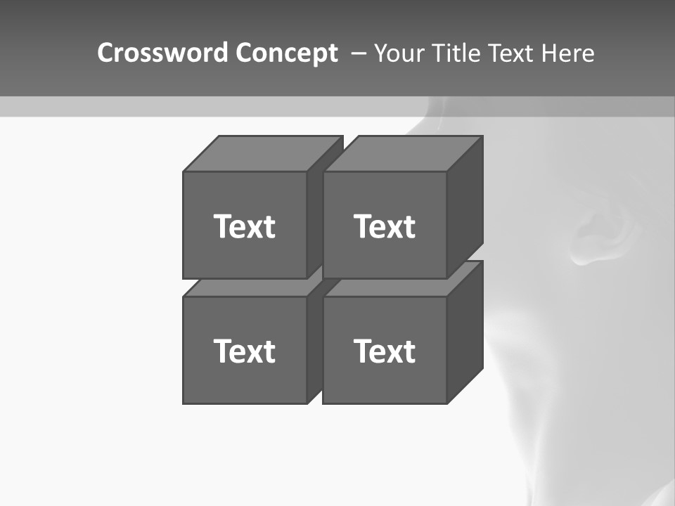 A Woman Is Looking Out Of A Window PowerPoint Template
