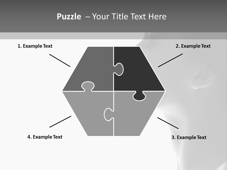 A Woman Is Looking Out Of A Window PowerPoint Template