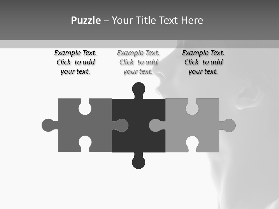 A Woman Is Looking Out Of A Window PowerPoint Template