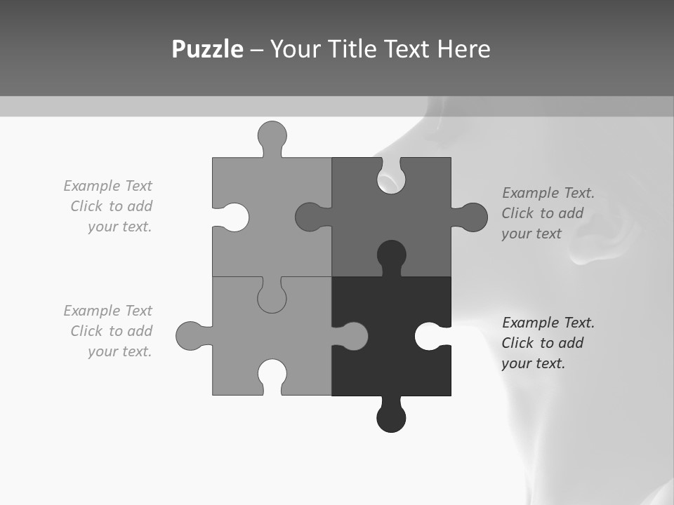 A Woman Is Looking Out Of A Window PowerPoint Template