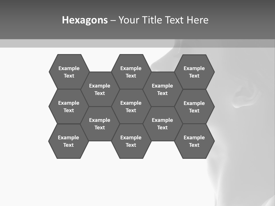 A Woman Is Looking Out Of A Window PowerPoint Template