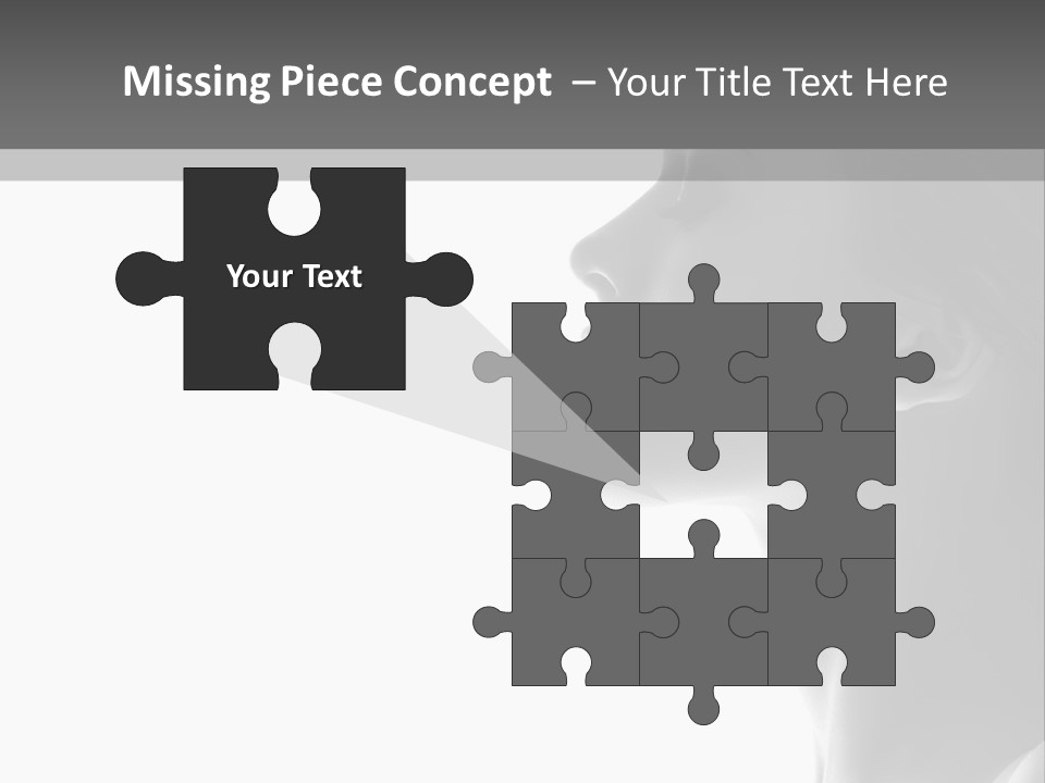 A Woman Is Looking Out Of A Window PowerPoint Template