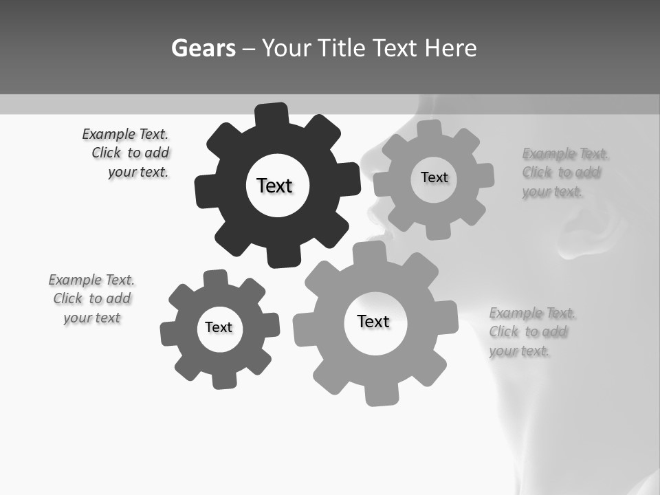 A Woman Is Looking Out Of A Window PowerPoint Template