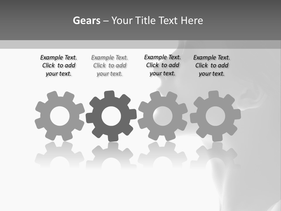 A Woman Is Looking Out Of A Window PowerPoint Template