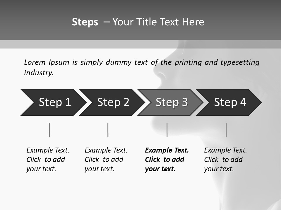 A Woman Is Looking Out Of A Window PowerPoint Template