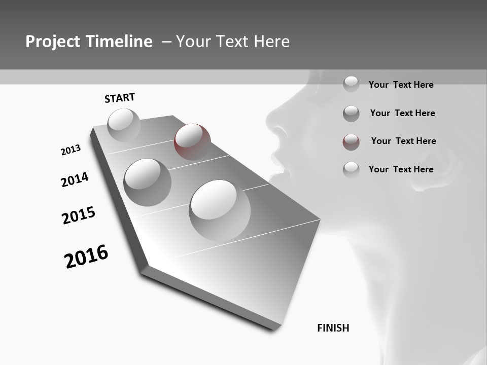 A Woman Is Looking Out Of A Window PowerPoint Template