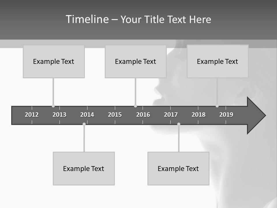 A Woman Is Looking Out Of A Window PowerPoint Template