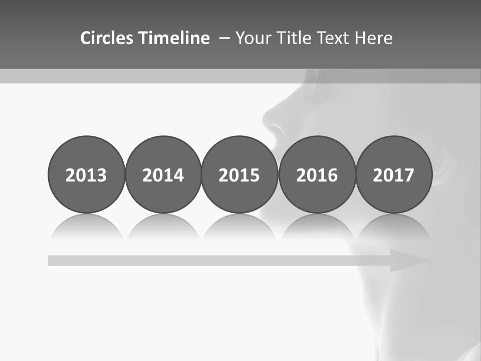 A Woman Is Looking Out Of A Window PowerPoint Template