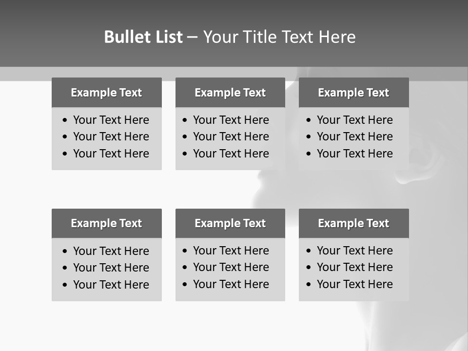 A Woman Is Looking Out Of A Window PowerPoint Template