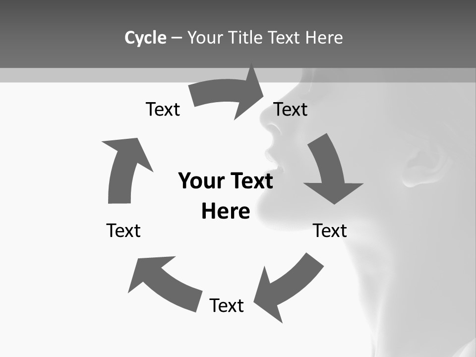 A Woman Is Looking Out Of A Window PowerPoint Template