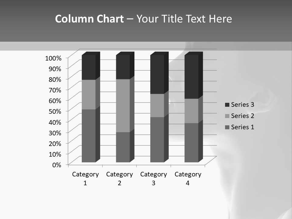 A Woman Is Looking Out Of A Window PowerPoint Template