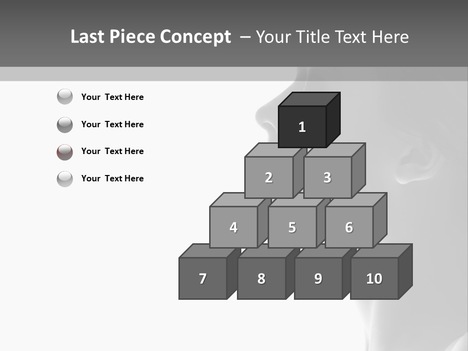 A Woman Is Looking Out Of A Window PowerPoint Template